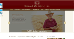 Desktop Screenshot of kinggreisen.com